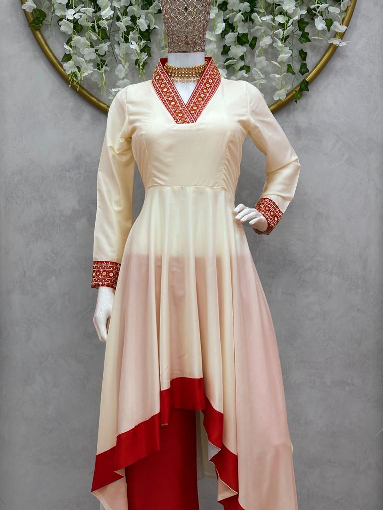 Beautiful Ready to Wear Silk Dhoti Suit