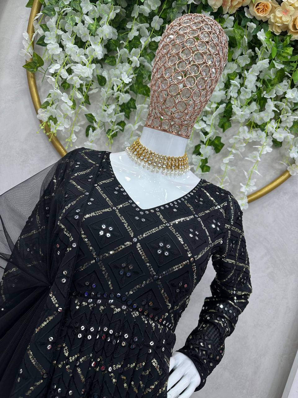 Amazing Embroidered Work Salwar Suit