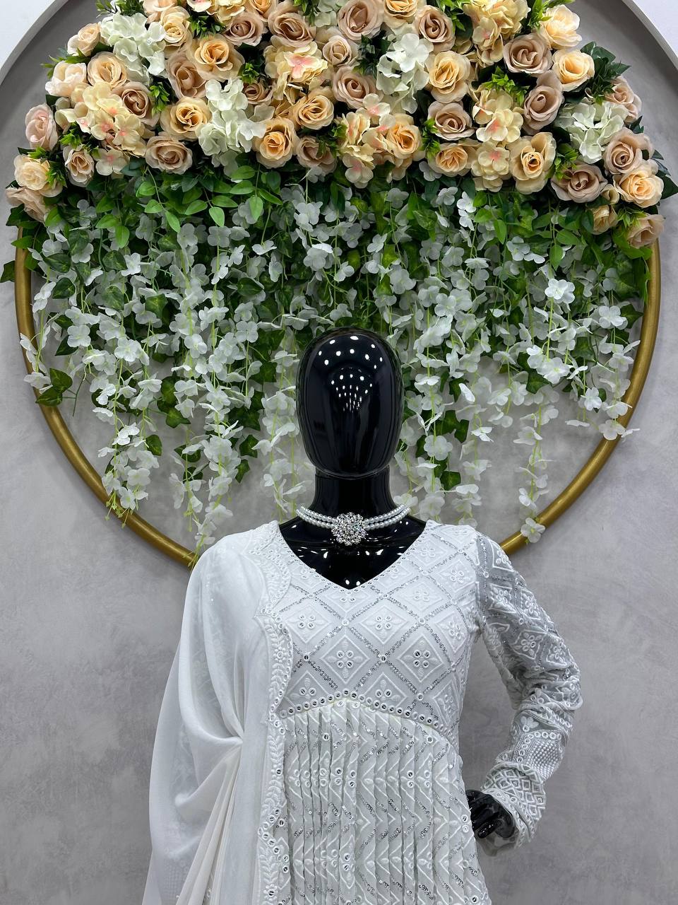 Amazing Embroidered Work Salwar Suit