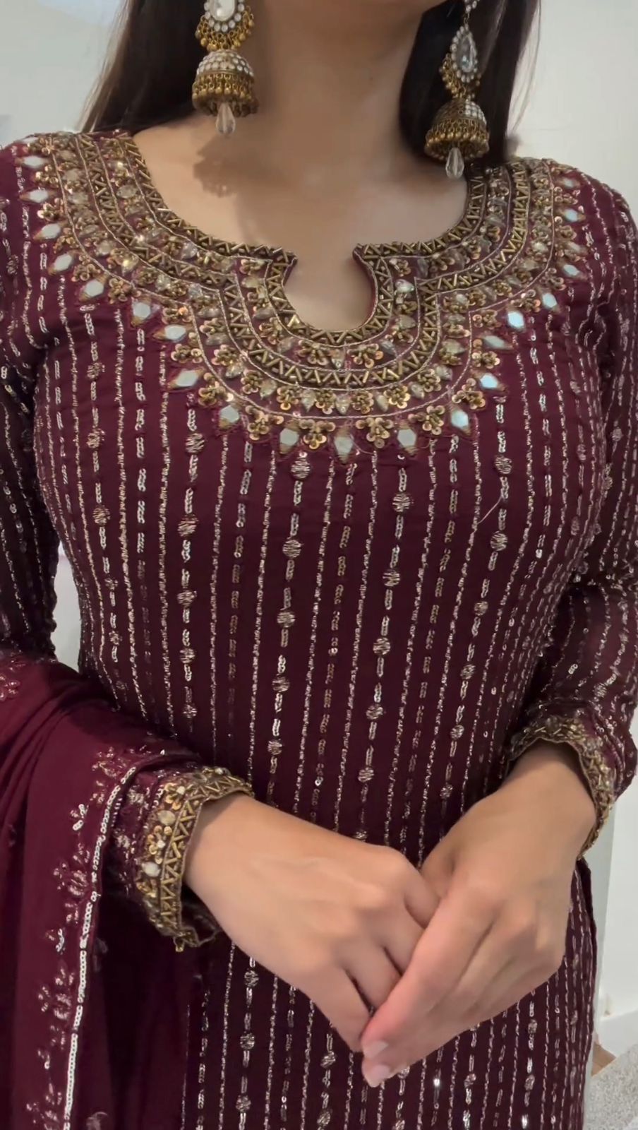 Karachi Style Straight Cut Ready to Wear Suit