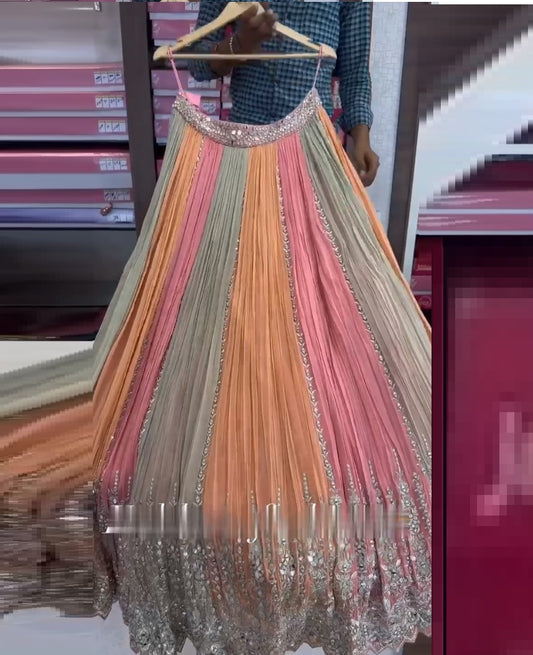 Multi Color Lehenga Choli