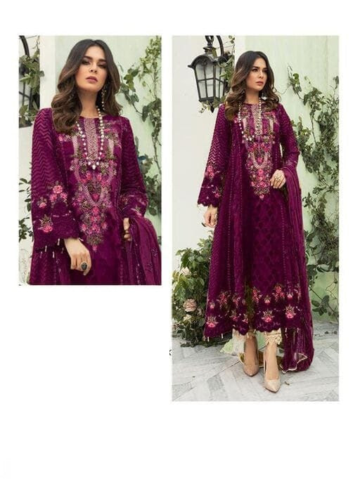 Bit Color Straight Cut Semi Stitched Salwar Suit