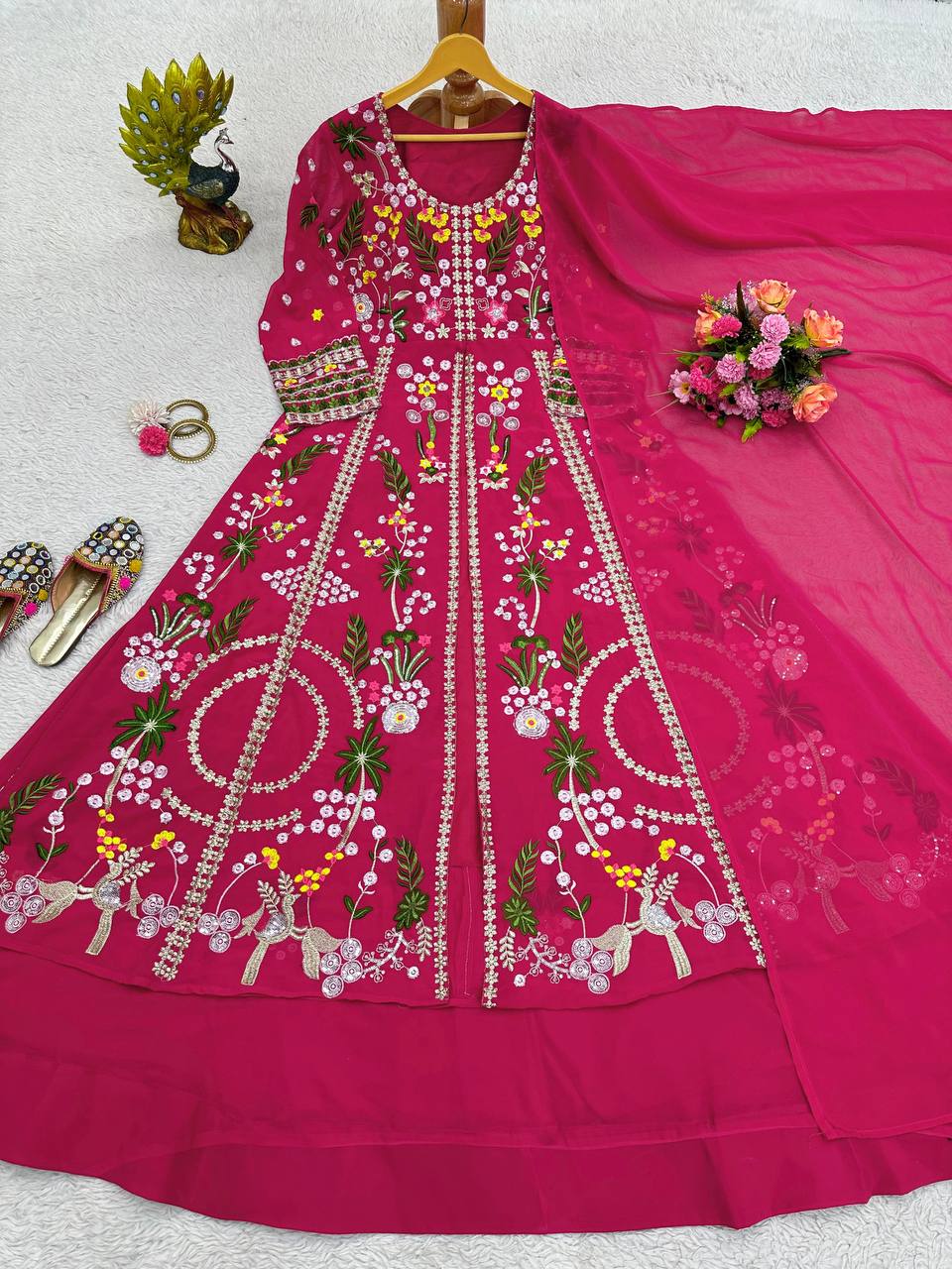 Wedding & Festival Wear Beautiful Top , Lehenga with Dupatta For Woman