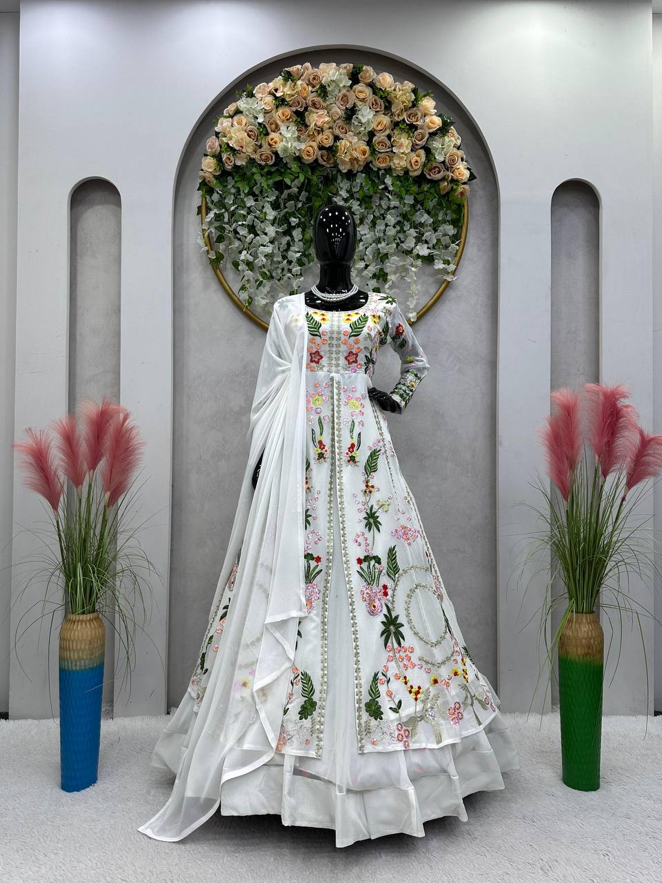 Wedding & Festival Wear Beautiful Top , Lehenga with Dupatta For Woman