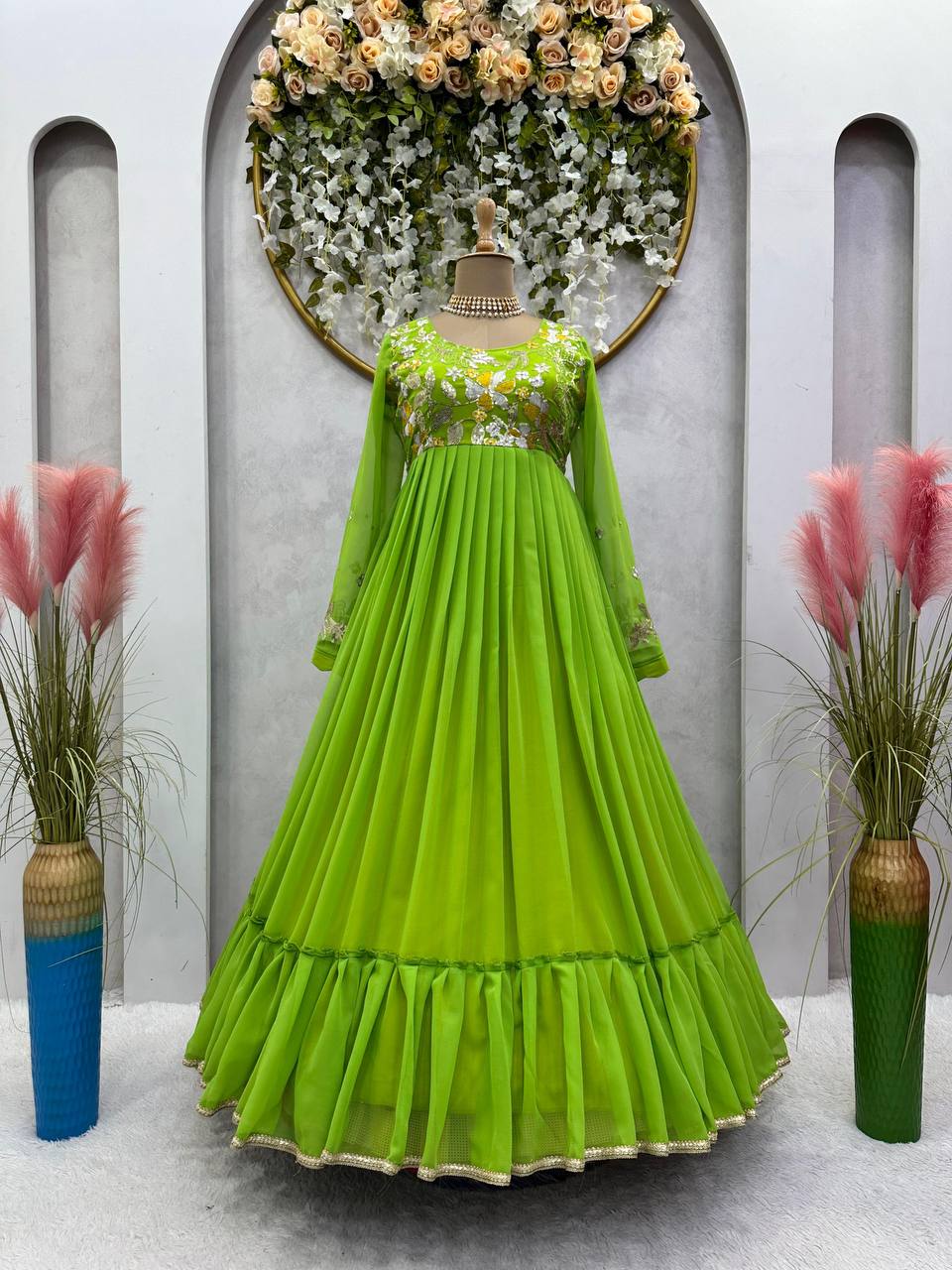 Attractive Designer Anarkali Suit For Festival Wedding Season