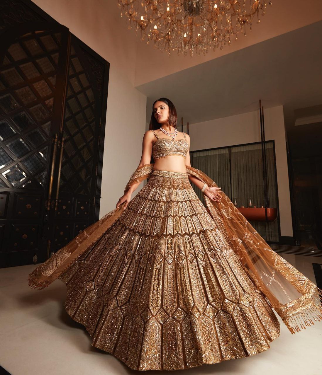 Wedding Wear Silk Heavy Embroidered Semi Stitched Lehenga Choli