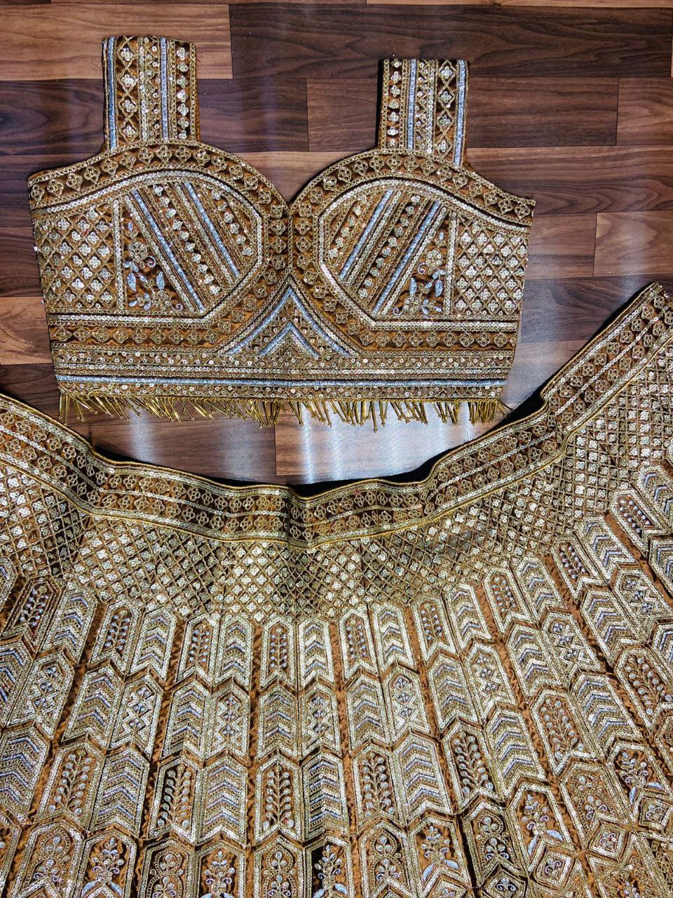 Wedding Wear Silk Heavy Embroidered Semi Stitched Lehenga Choli