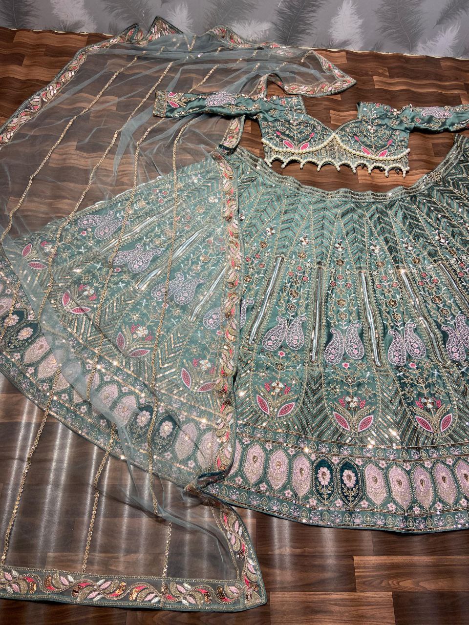 Wedding Wear Silk Lehenga Choli