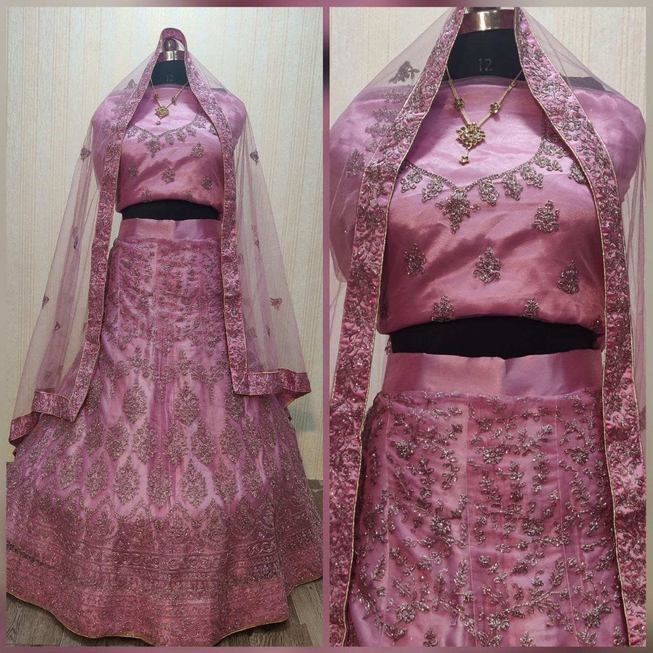 Wedding Wear Soft Net With Coding Glitter Dori Work Lehenga Choli With Canvas Inside