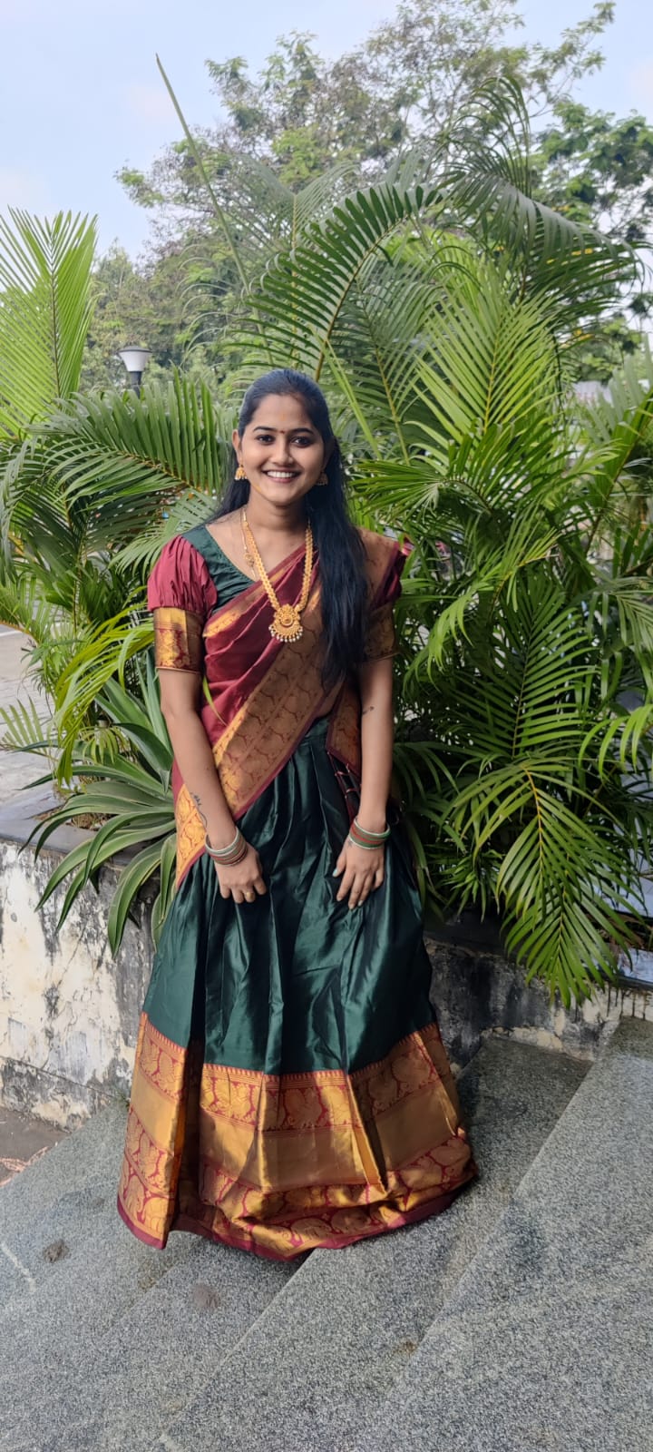 INdian Girls Picture in Half saree | Dresses kids girl, Kids saree, Kids  fashion dress